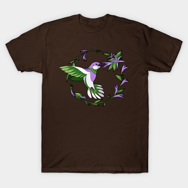 Pride Birds - Genderqueer T-Shirt by wanderingkotka